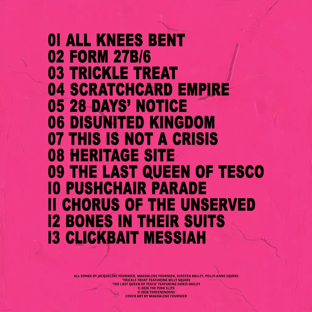 The Pink Slits - Disunited Kingdom - back